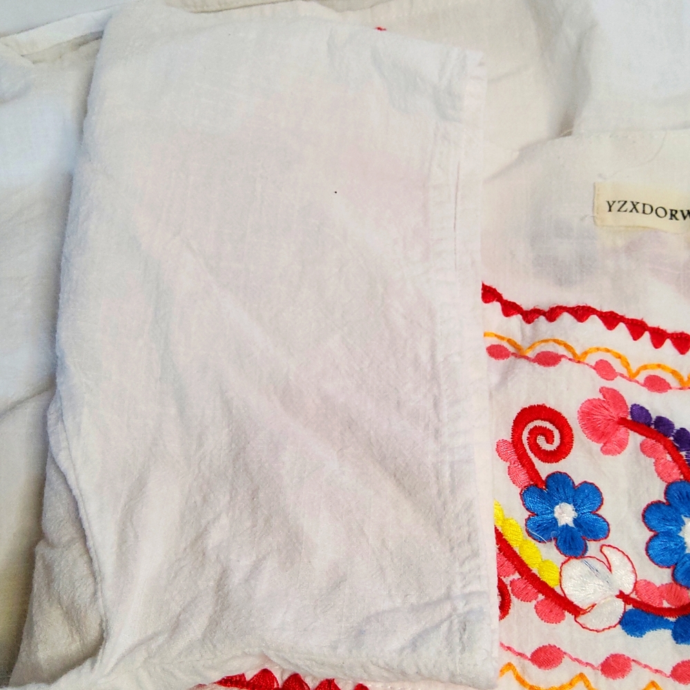 YZXDORWJ anthropology peasant top - Picture 4 of 8